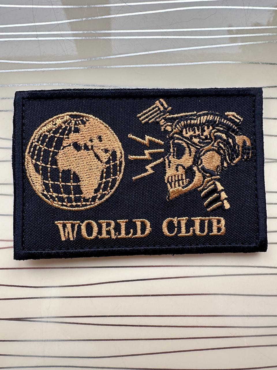 Патч "World Club" на липучці 6х9 см (2785125118)