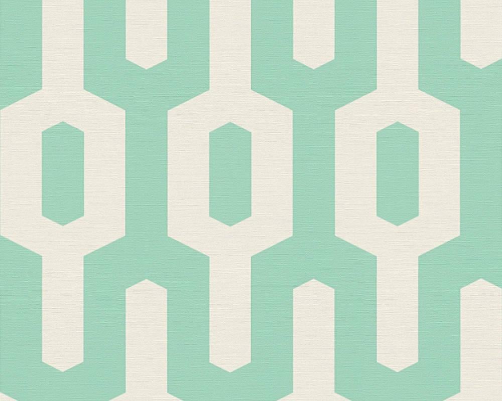 Обои виниловые на флизелиновой основе A.S.creation Artist Edition No. 34124-3 Бирюзовый