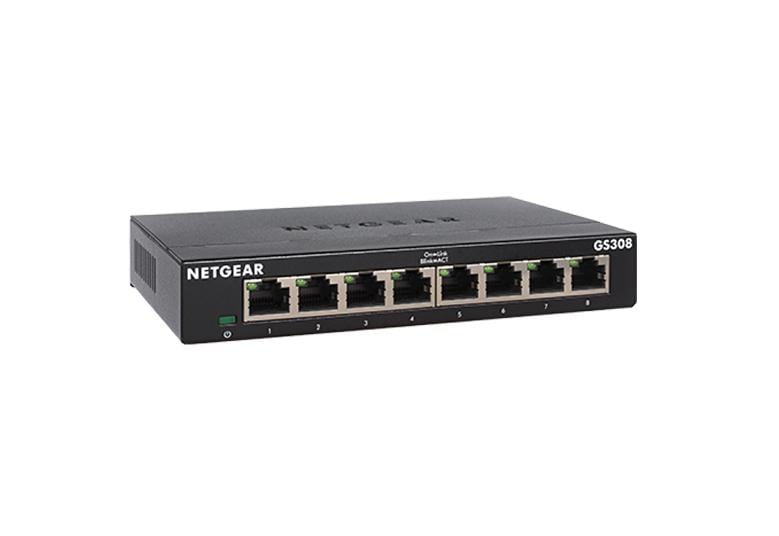 Коммутатор NETGEAR GS308 8х10/100/1000 Gigabit Ethernet (GS308-300PES) - фото 6