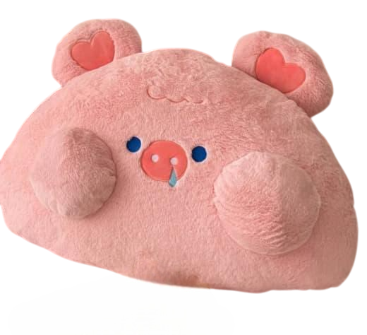 Подушка-обіймашка свинка з милими щічками аніме 50 см (2635567144)