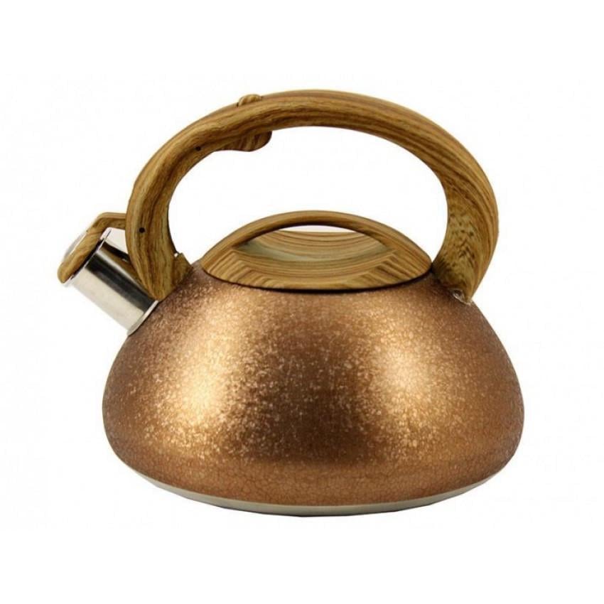 Чайник ZAUBERG ZB 9/3 со свистком 3 л Золотистый (1325129415)