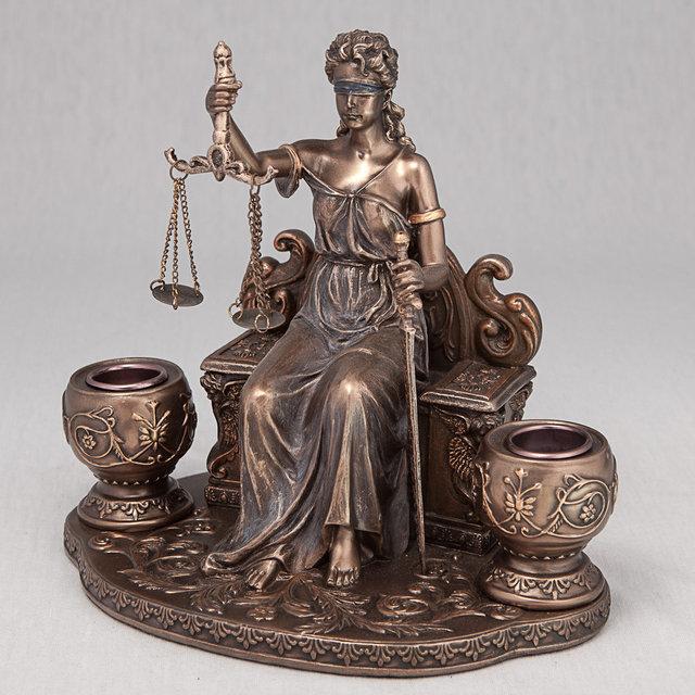 Фемида подсвечник Veronese 18 см (74765 A4)