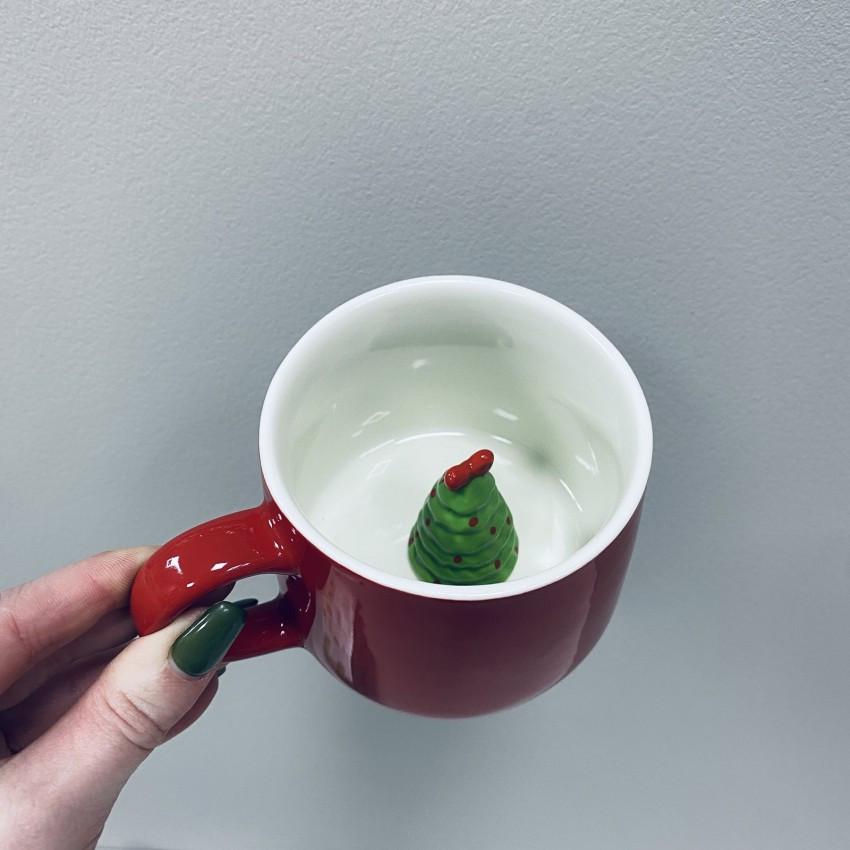 Чашка керамічна Olens 102-1023 Сюрприз-ялинка 350 мл (2427285449) - фото 2 Чашка керамічна Olens 102-1023 Сюрприз-ялинка 350 мл (2427285449) - фото 2