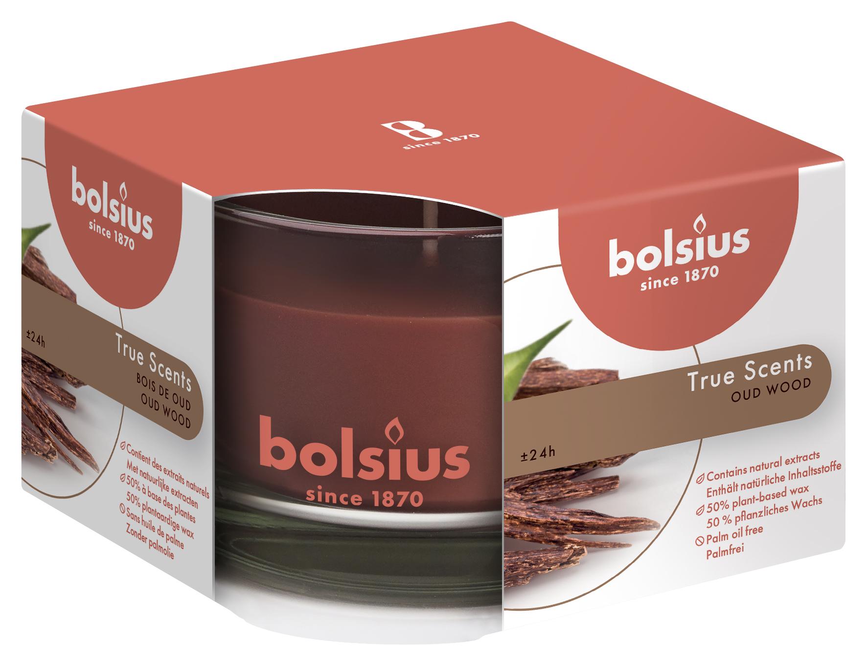 Свічка ароматична Bolsius True Scents Drzewo agarowe 63х90 мм (BOL-170470)