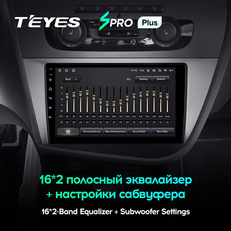 Автомагнитола штатная Teyes для Seat Leon 2 2005-2012 Android SPRO-PLUS 3+32G Wi-Fi/4G (1488019237) - фото 4