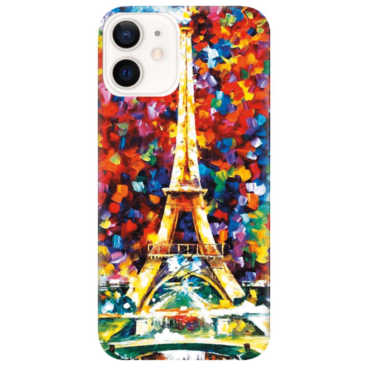 Силиконовый чехол Zorrov для Apple iPhone 12 - Paris dream (14070040021086951)