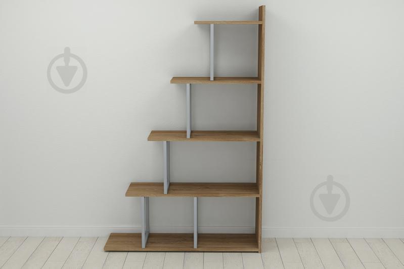 Этажерка Ferrum-decor Стелла 1600x1020x300 Серый металл ДСП Дуб Таверна (STEL013)