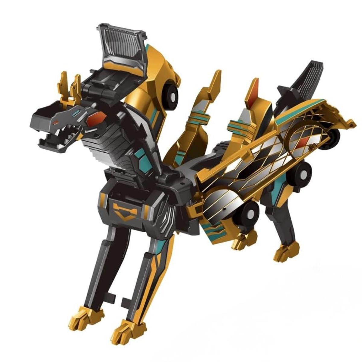 Детская игровая фигурка Дракон WhimeToy Золотисто-черный (2884)