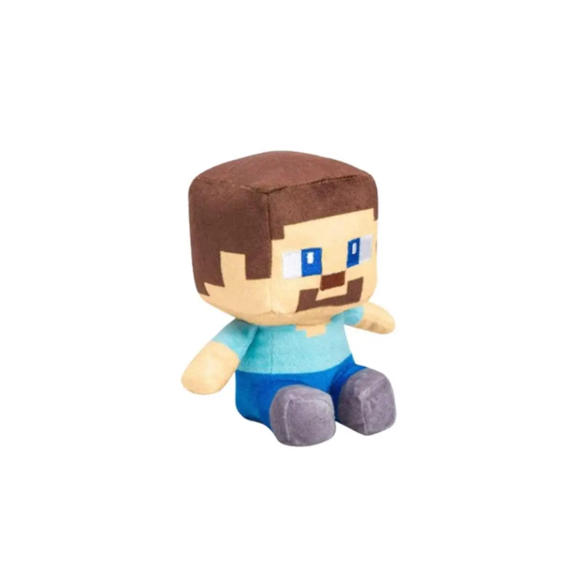 М'яка іграшка Стів сидячий з гри Minecraft 24 см (2526473640) - фото 1