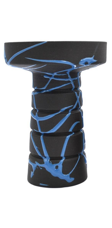 Чаша для кальяна Gusto Bowls Harmony Black Glaze Blue (18072023-20)