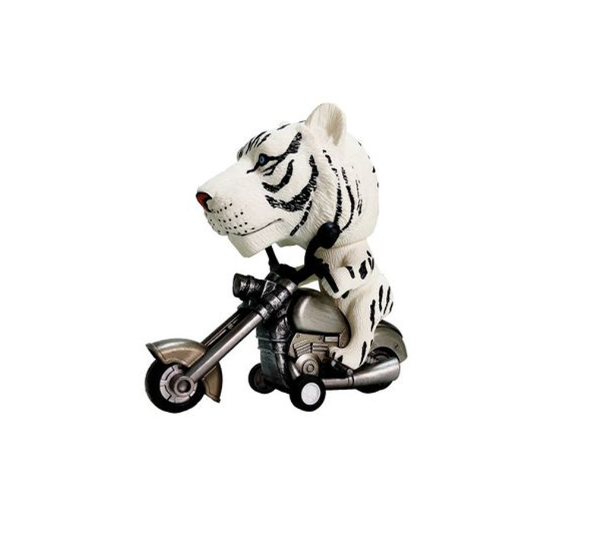 Детская игрушка Белый тигр инерционный мотоцикл LUO (04264)