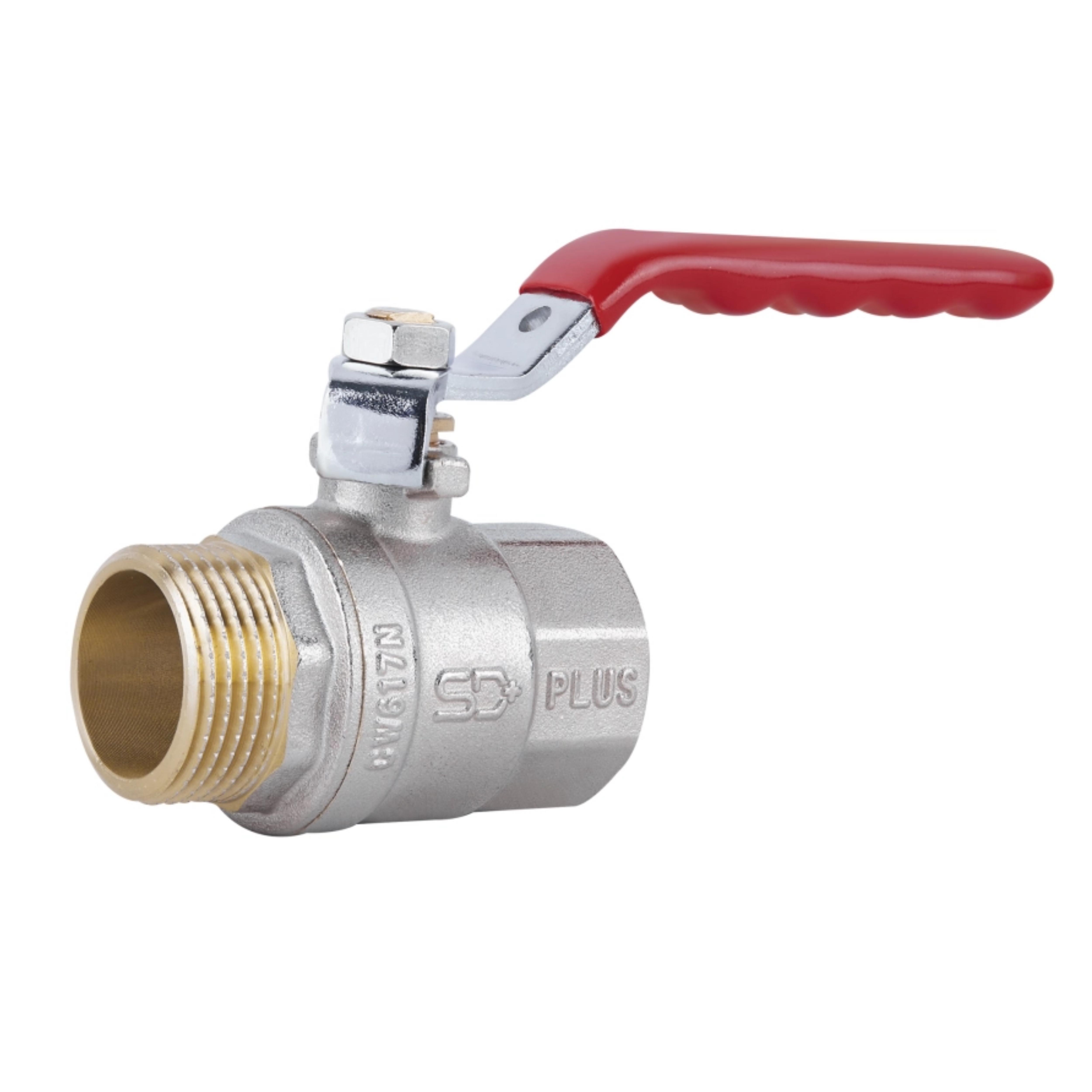 Кран шаровой SD Plus 1" ВН для воды рычаг (SD605NW25PN40)