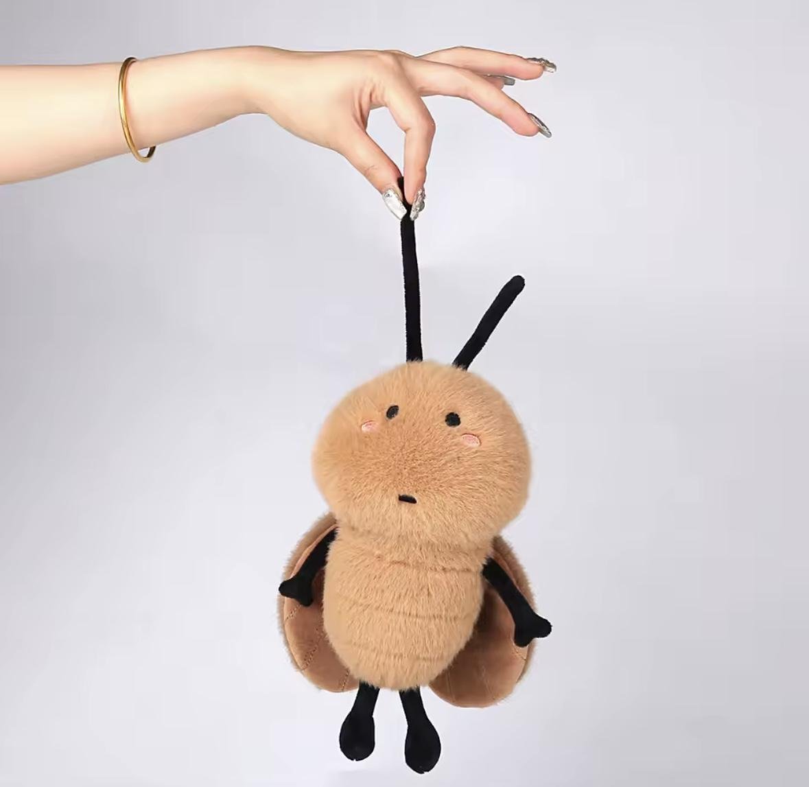 Мягкая игрушка детская Тарган Cockroach плюшевый Коричневый - фото 6