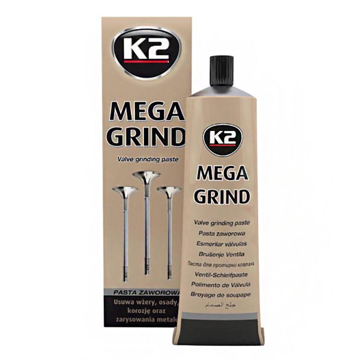 Паста для притирання клапанів K2 Mega Grind 100г