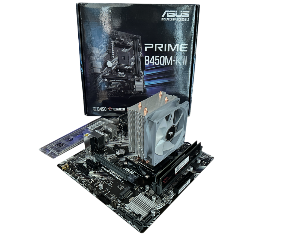 Материнская плата/игровой комплект Asus B450/Ryzen 5 5500/16 GB DDR4