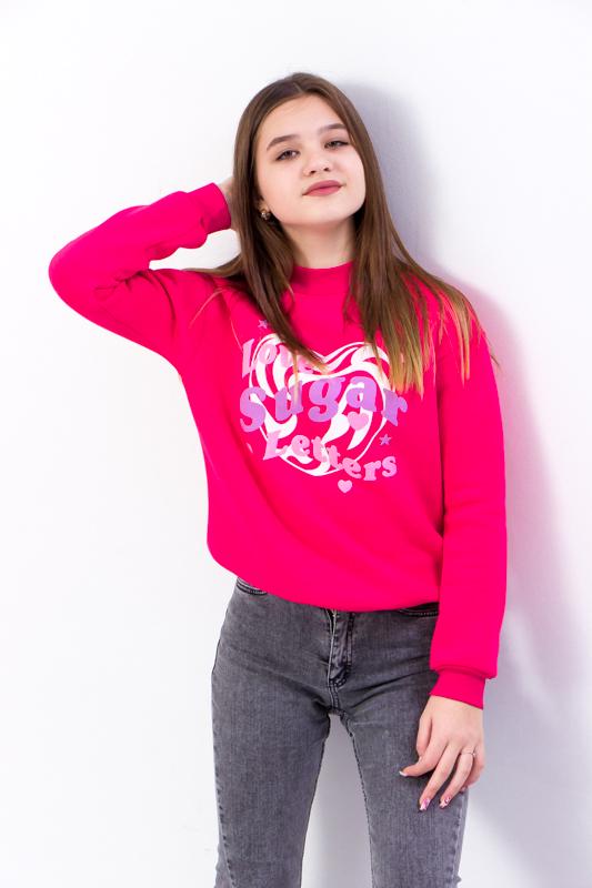 Свитшот для девочки Носи свое подростковый 158 см Розовый (6234-025-33-v34)