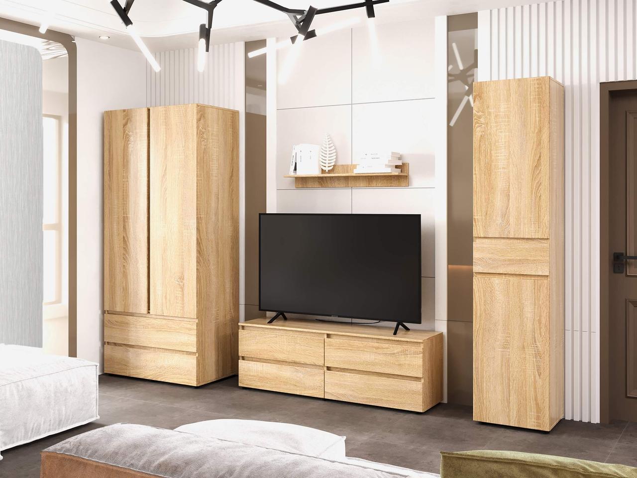 Вітальня Еверест Лайт-1 Дуб сонома (161400) - фото 1 Вітальня Еверест Лайт-1 Дуб сонома (161400) - фото 1