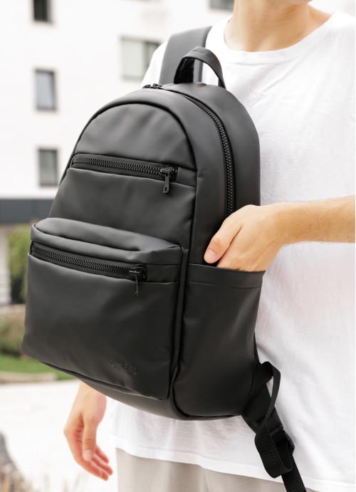 Міський рюкзак чоловічий Sambag з відділенням під ноутбук Чорний (4130281346)