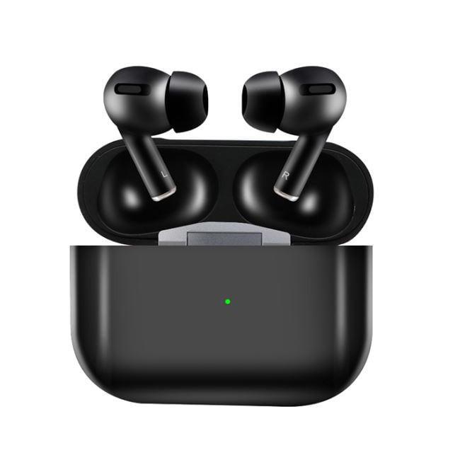 Наушники беспроводные Bluetooth Airpod 3 TWS с боксом для зарядки Black (au204)
