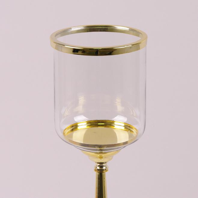 Підсвічник металевий Flora H-54,5 см (26851) - фото 2