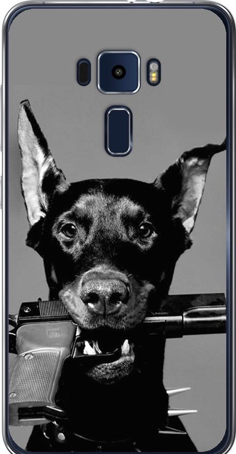 Чехол на Asus Zenfone 3 ZE552KL Доберман (2745u-448-42517)