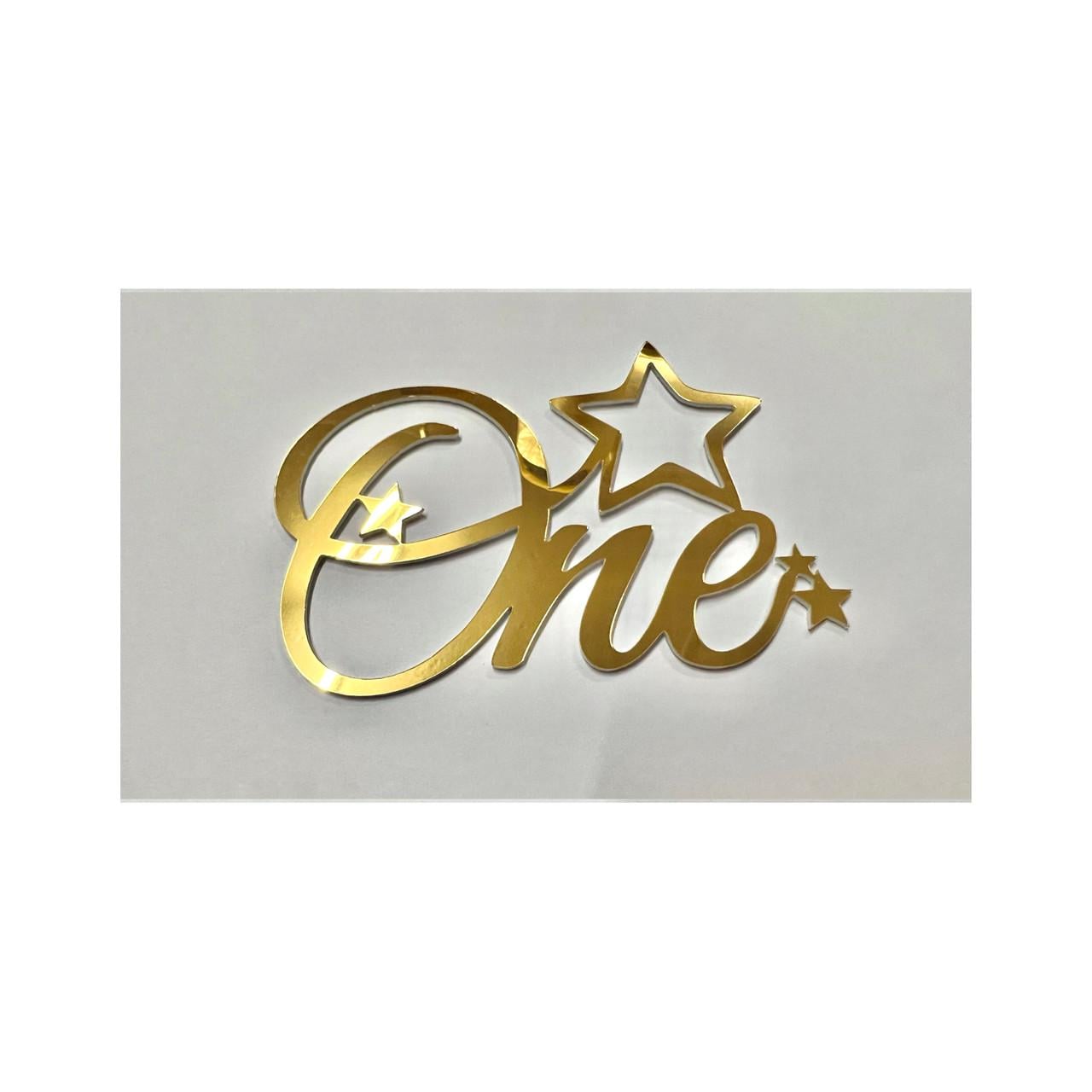 Топер из полистирола One №2 на тортик (2288808625) Топер из полистирола One №2 на тортик (2288808625)