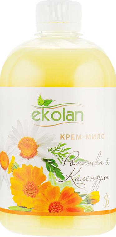 Крем-мыло жидкое Ekolan Ромашка & Календула запаска 500 г (18094) Крем-мыло жидкое Ekolan Ромашка & Календула запаска 500 г (18094)