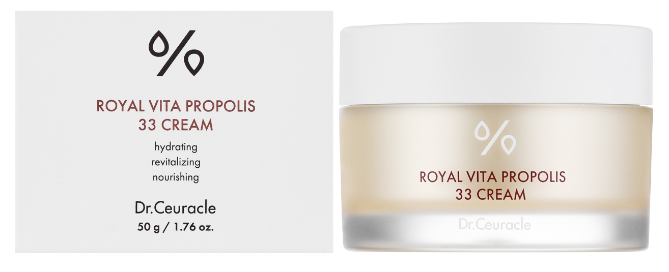 Крем для лица Dr.Ceuracle Royal Vita Propolis 33 Cream увлажняющий 50 г Крем для лица Dr.Ceuracle Royal Vita Propolis 33 Cream увлажняющий 50 г