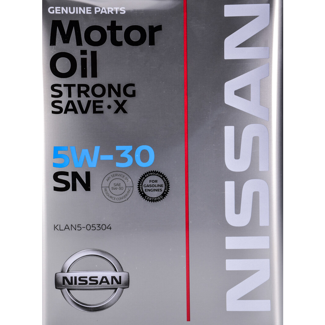 Моторна олива Nissan Strong Save-X SL/SN/SM GF-4/GF-5 5W-30 4 л (KLAN505304)