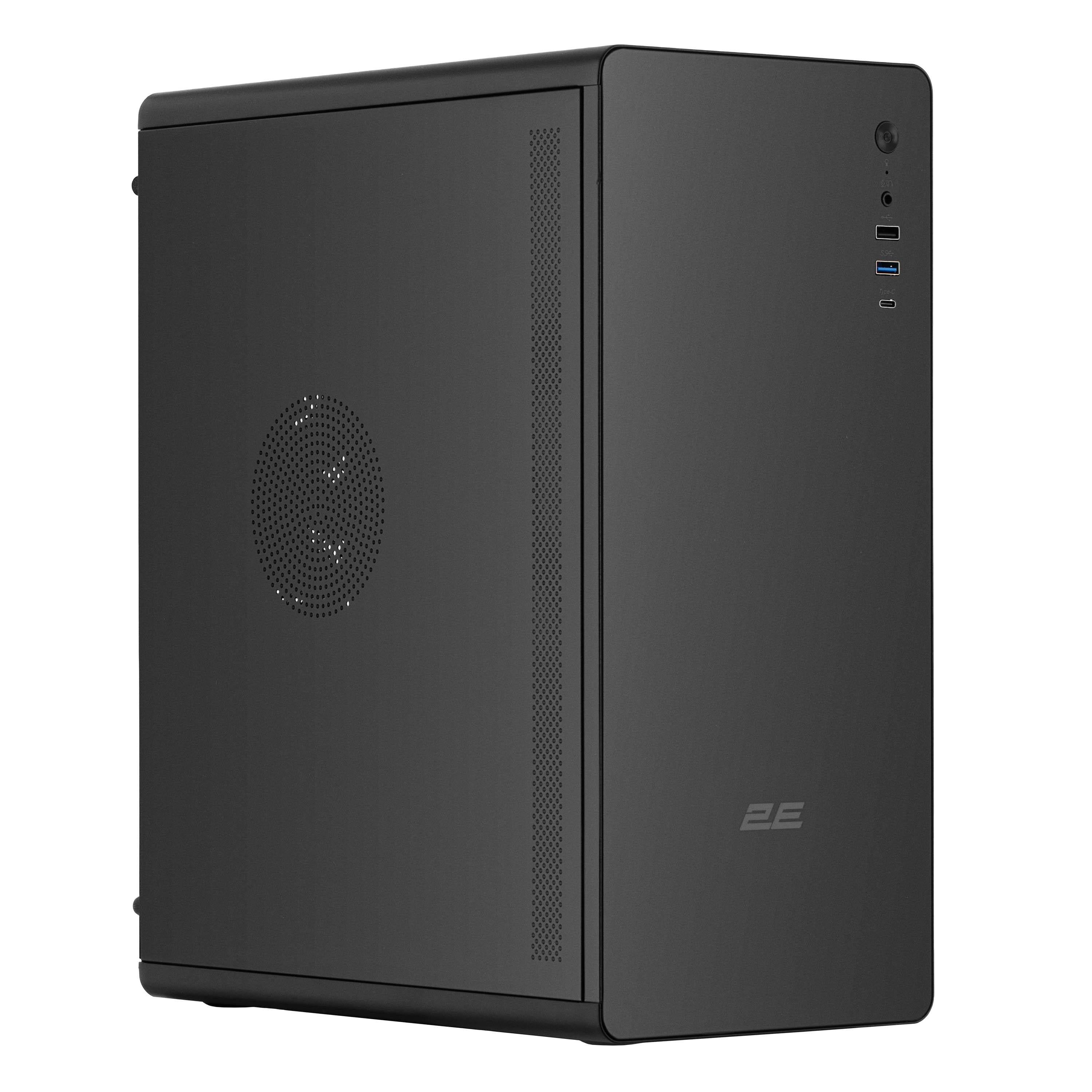 Корпус для компьютера 2E Credo V500B Mid Tower mini-ITX/micro-ATX no PSU Черный (2E-V500B)
