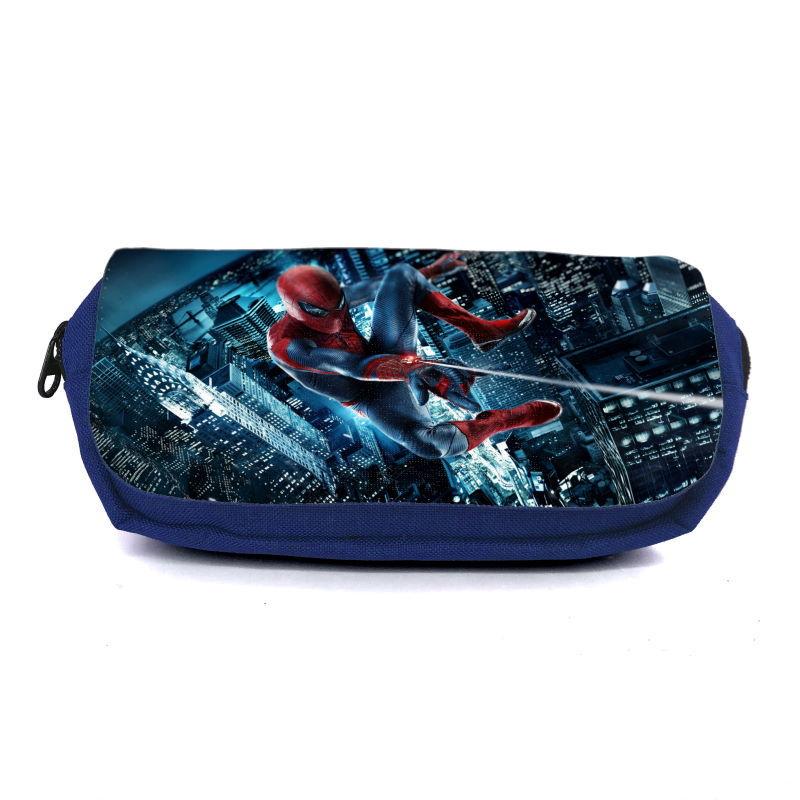 Пенал школьный Паук Spiderman-019 Синий (1559444101)