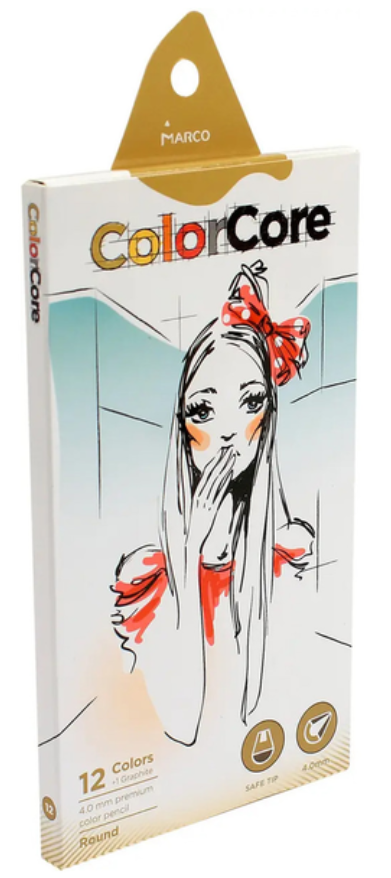 Карандаши цветные Marco Color Core 12 цветов