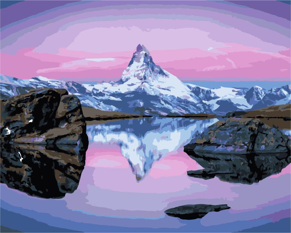 Картина по номерам ArtStory Альпы 40x50 см (AS1016)