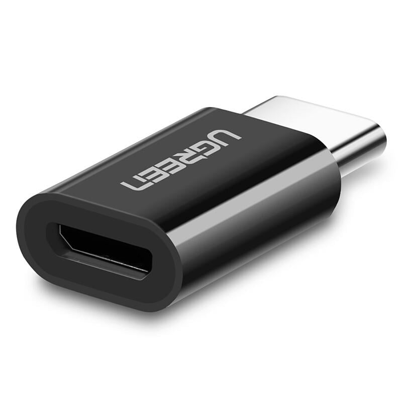 Переходник-адаптер Ugreen microUSB к USB Type-C US157 Черный