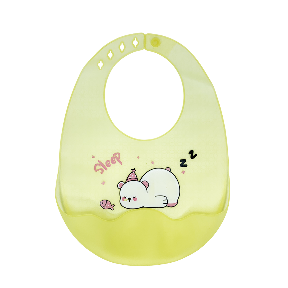 Слюнявчик силіконовий Ведмідь Жовтий (29895000) Слюнявчик силіконовий Ведмідь Жовтий (29895000)