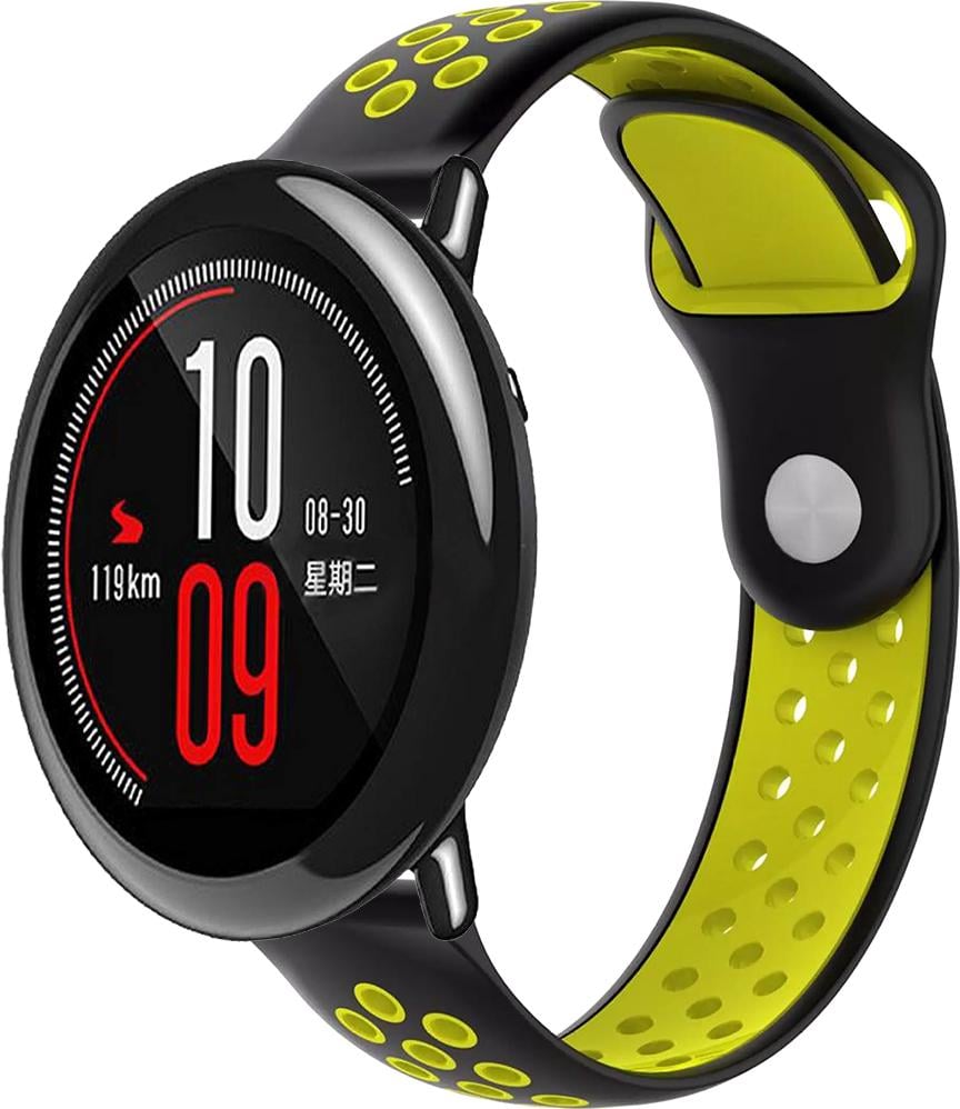 Ремешок Sport для Amazfit Pace 22 мм Black Yellow (23051-61)