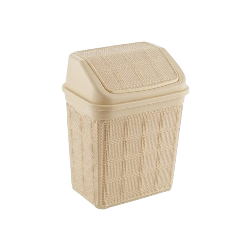 Контейнер для мусора Akay Plastik Jute с педалью 6,5 л (AK586)