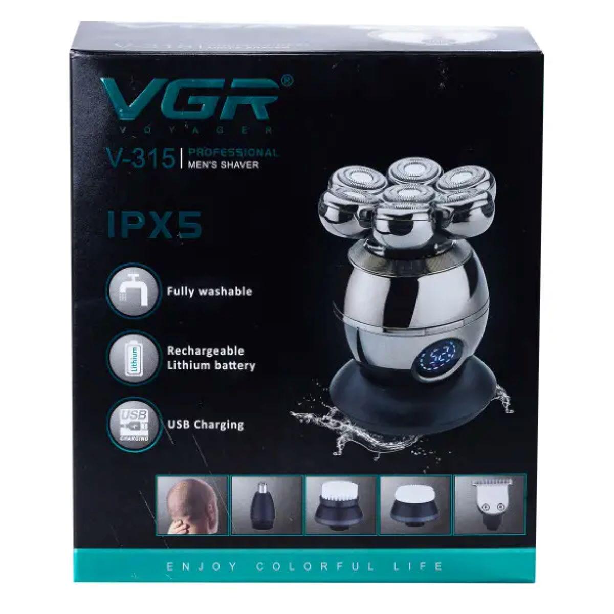 Электробритва VGR V-315 с дисплеем с плавающей головкой (3837) - фото 15 Электробритва VGR V-315 с дисплеем с плавающей головкой (3837) - фото 15