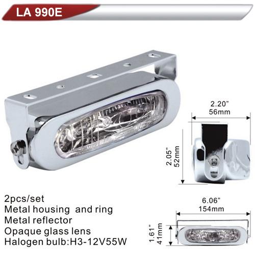 Фара дополнительная DLAA 990E-W H3-12V-55W 154х41 мм (69383)