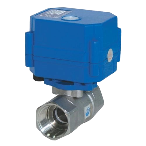 Кран шаровой с электроприводом НС/нержавейка 220V 1/2" 16 бар Синий (31980688) Кран шаровой с электроприводом НС/нержавейка 220V 1/2" 16 бар Синий (31980688)