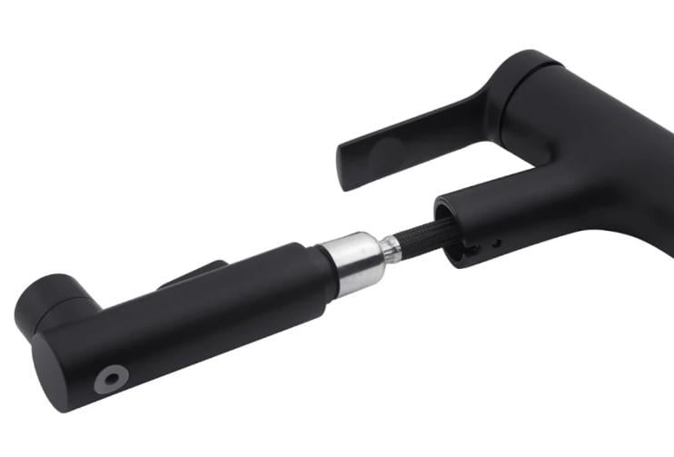 Смеситель для раковины Kroner KRP Edelstahl Klassisch с выдвижным изливом SCH030-T (60067) - фото 2