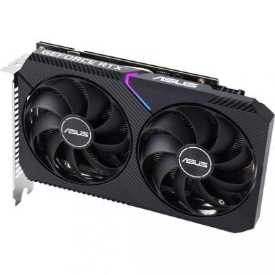 Видеокарта Asus DUAL-RTX3050-O8G-V2 (101587) - фото 2 Видеокарта Asus DUAL-RTX3050-O8G-V2 (101587) - фото 2
