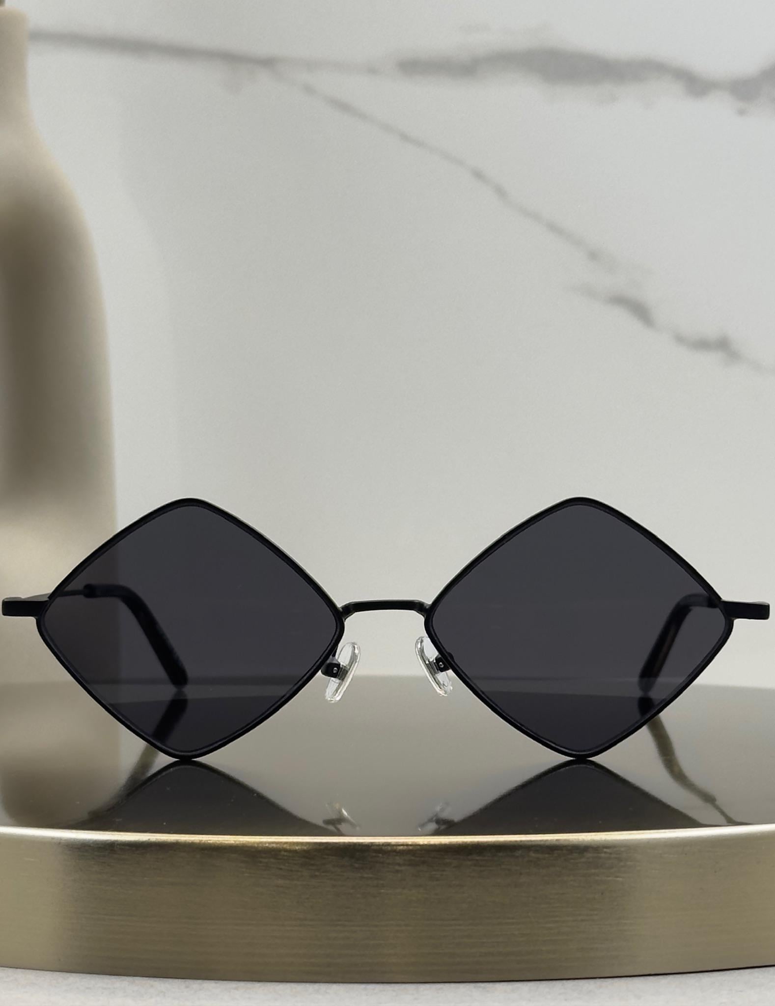 Солнцезащитные очки Saint Laurent Lisa Metal Cat Eye Black