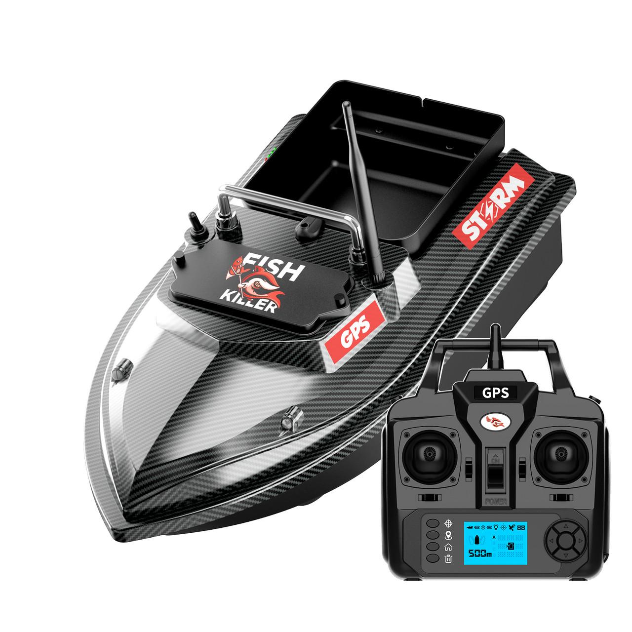 Катер короповий для завезення підгодовування Fish Killer Storm з GPS на 160 пікселів до 2 кг 500 м (2667664520)