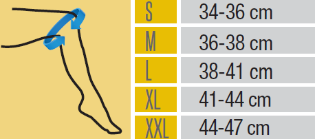Бандаж трикотажный на коленный сустав Morsa со стабилизирующими фиксаторами M (REF-20.405) - фото 3