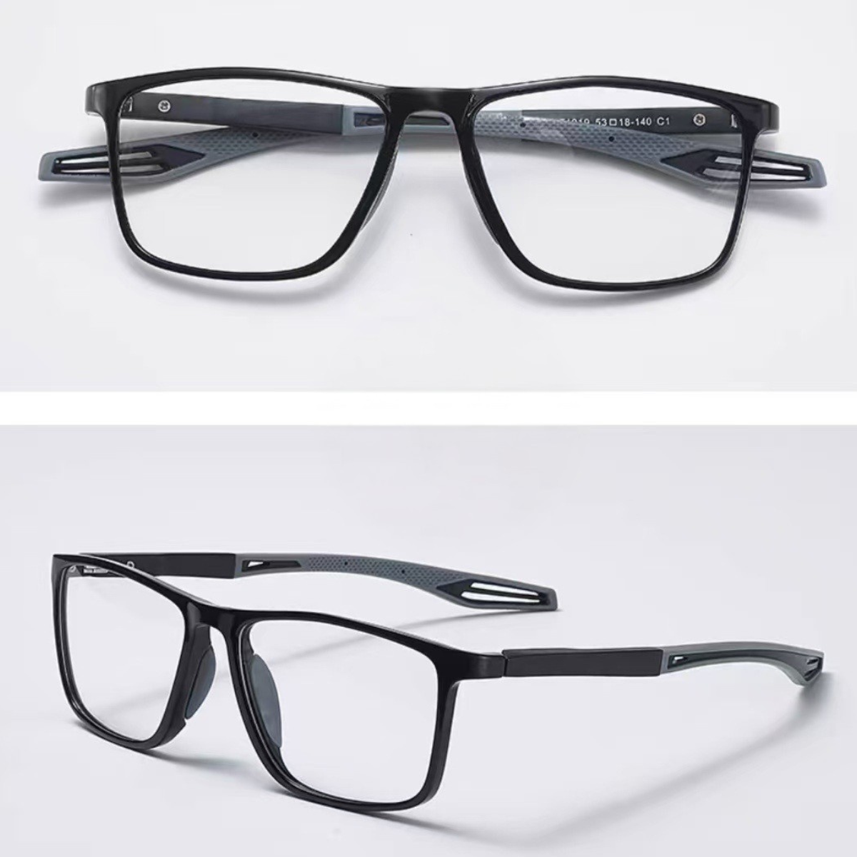 Окуляри з діоптріями та гнучкими дужками SkynerGlasses Діоптрія +1.0 Чорно-сірий (2682) - фото 4 Окуляри з діоптріями та гнучкими дужками SkynerGlasses Діоптрія +1.0 Чорно-сірий (2682) - фото 4