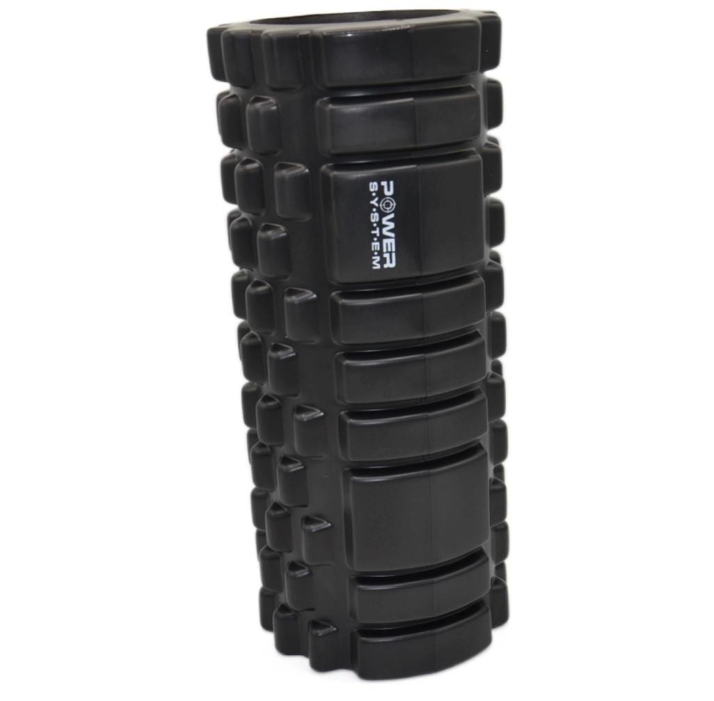 Ролик массажный Power System PS-4050 Fitness Foam Roller 33x15 см Black/Orange - фото 3