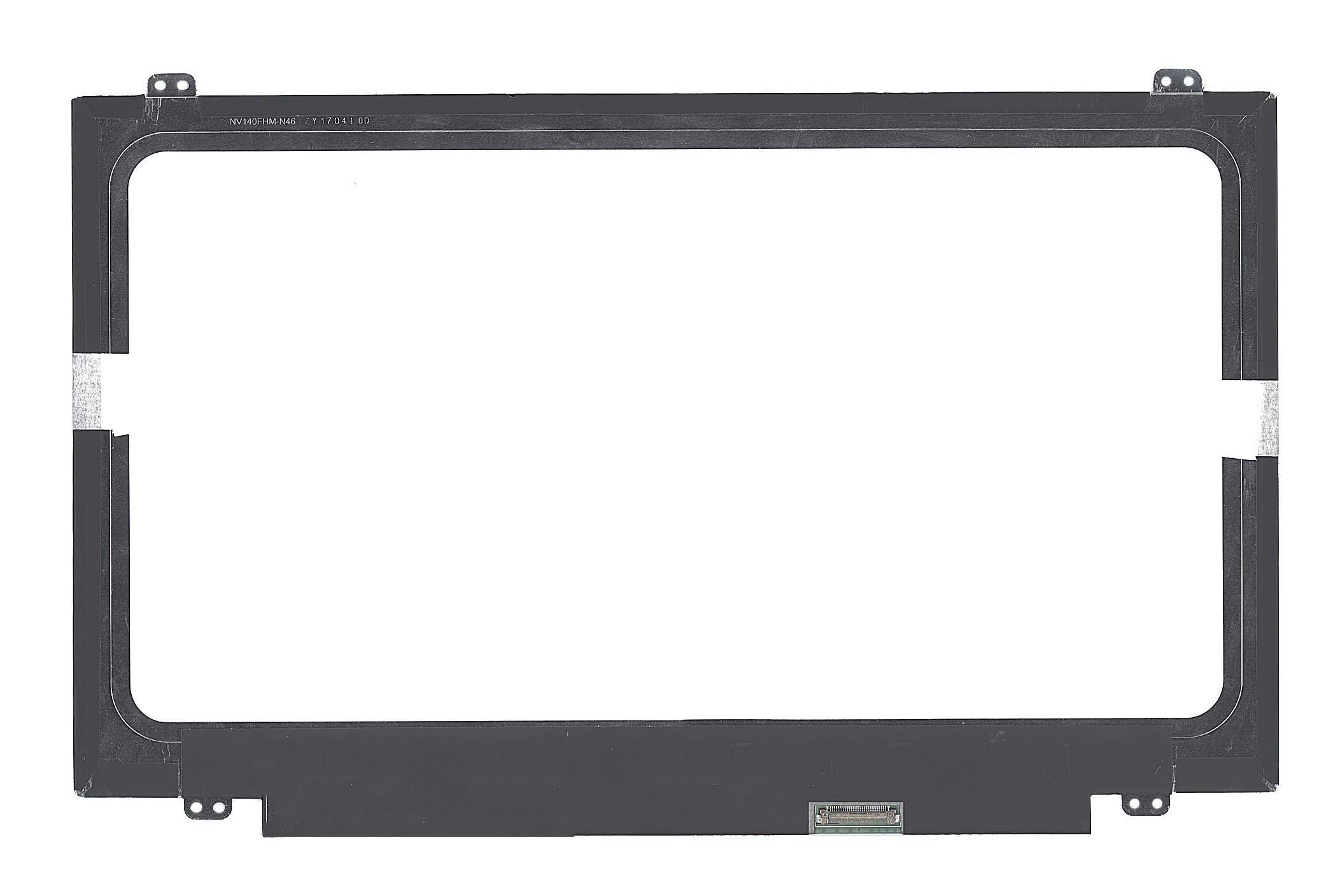 Матрица для ноутбука 14,0" Slim 30 pin eDP справа 1920x1080 LED крепления вверх/вниз матовая BOE-Hydis NV140FHM-N46