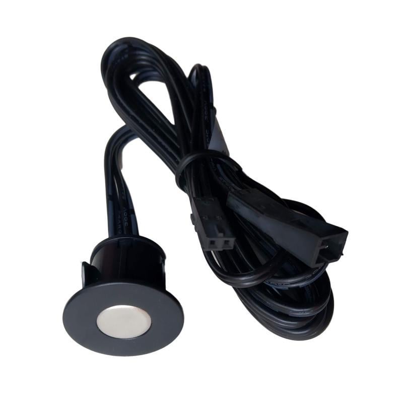 Выключатель сенсорный с димером GTV max 12V DC 24W кабель 1 м Черный (00000035831)