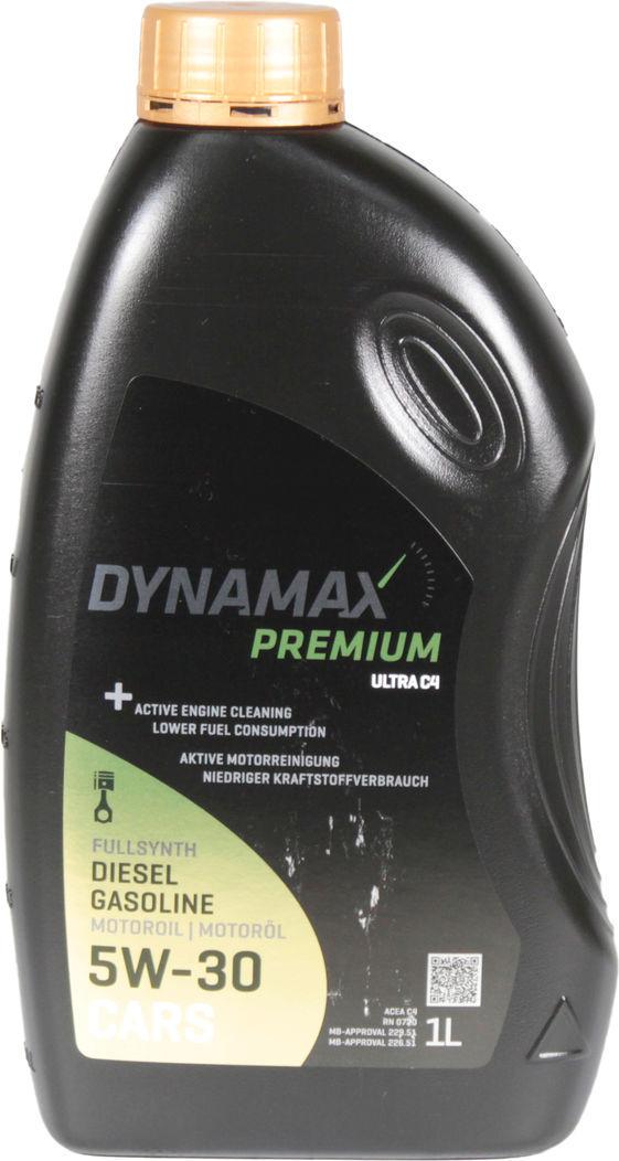 Моторное масло Dynamax Premium Ultra C4 502048 бензин/дизель 5W-30 1 л (1400981) - фото 1